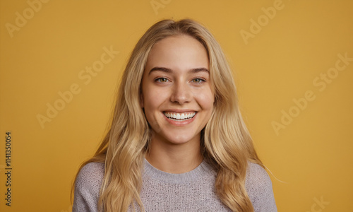 wide smile white beautiful ...
