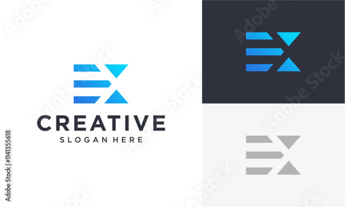 initial ex vector logo