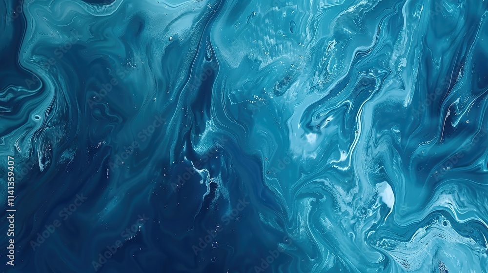 Naklejka premium blue watercolor texture background