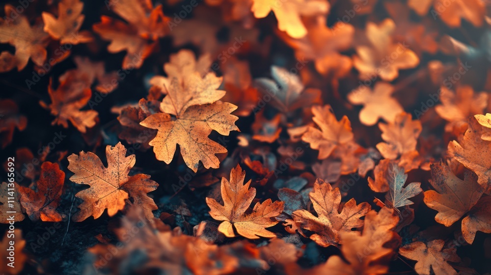 Autumn leaves carpet the ground, vibrant colors of fall foliage. Autumn leaves carpet the ground, vibrant colors of fall foliage.