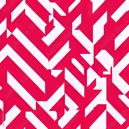 Colorful Abstract Seamless Geometric Pattern Background Texture Design Vector Print Wallpaper

