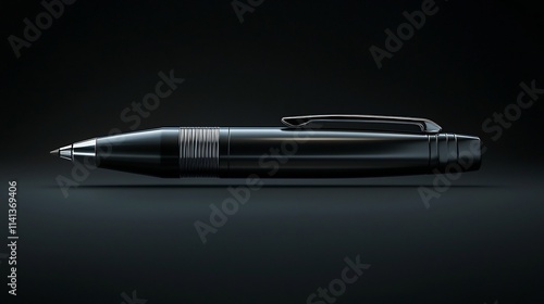 Wallpaper Mural Floating Sleek Mechanical Pencil With Shiny Silver Tip and Minimalist Body Design Conceptual Office Stationery and School Supply Tool Torontodigital.ca