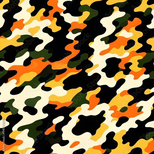 Colorful Abstract Seamless Geometric Pattern Background Texture Design Vector Print Wallpaper

