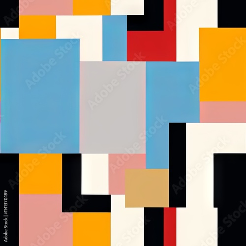 Colorful Abstract Seamless Geometric Pattern Background Texture Design Vector Print Wallpaper

