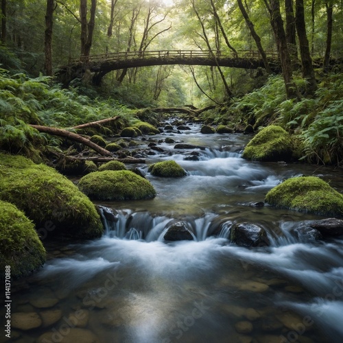 stream in the forest