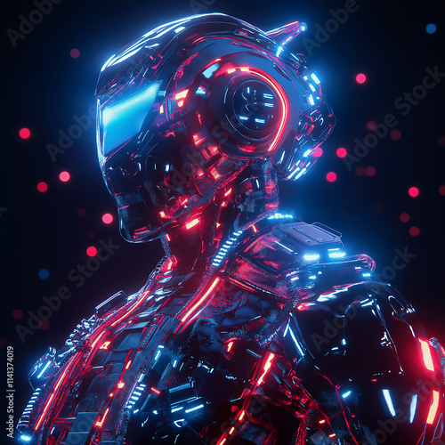 robot and space