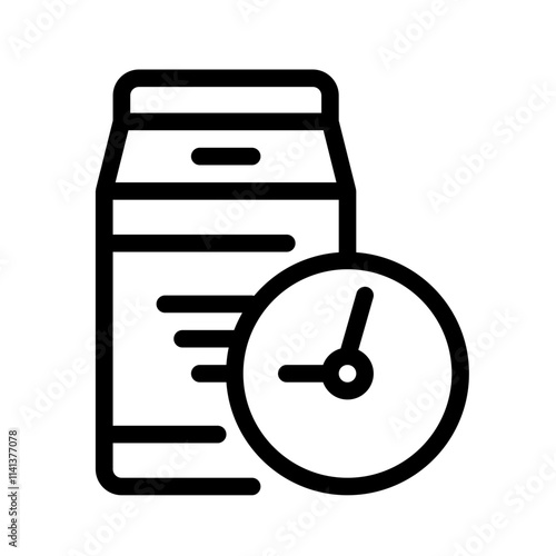 Icon Expired With Style Outline