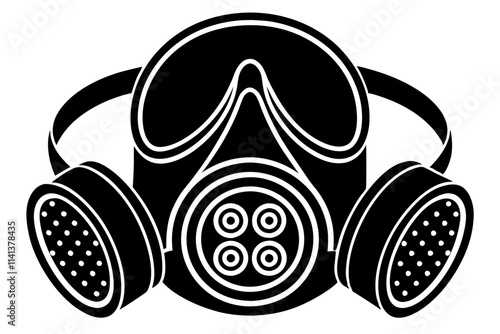 gas mask illustration