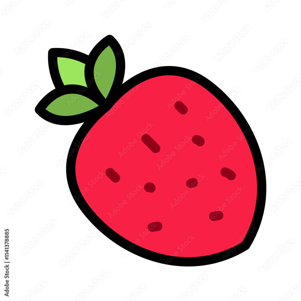 Obraz premium Strawberry Icon