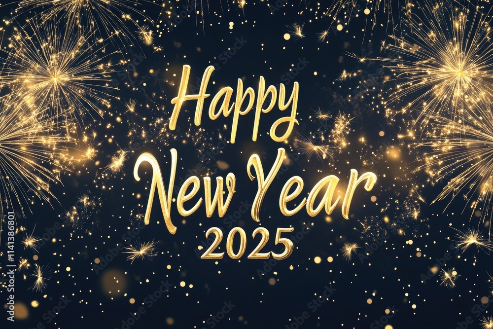 A radiant New Year's Eve design with A radiant New Year's Eve design with