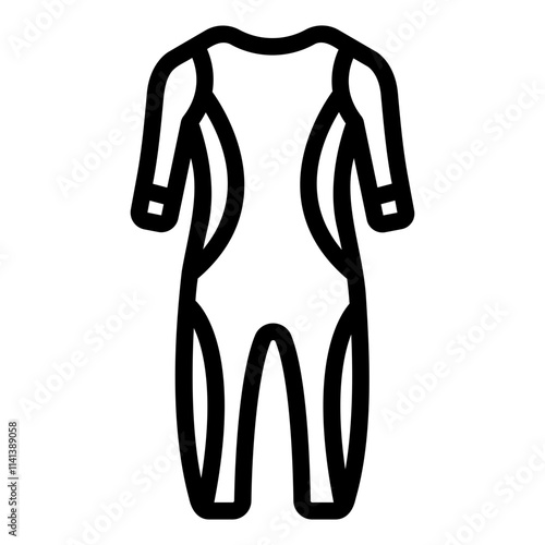 wetsuit Line Icon