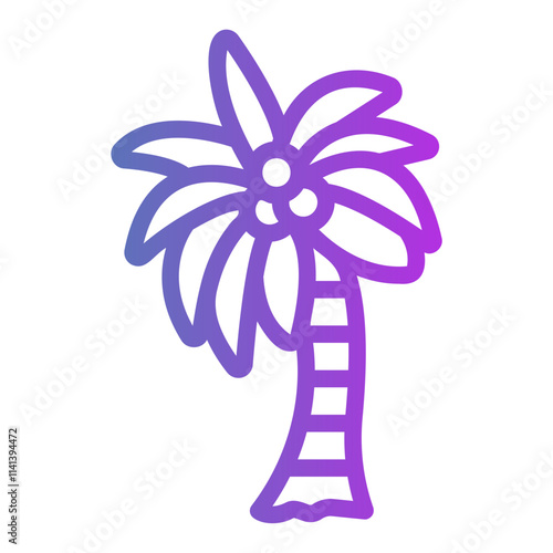 palm thee Gradient icon