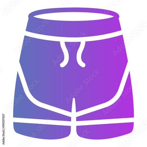 swimming trunks Gradient icon