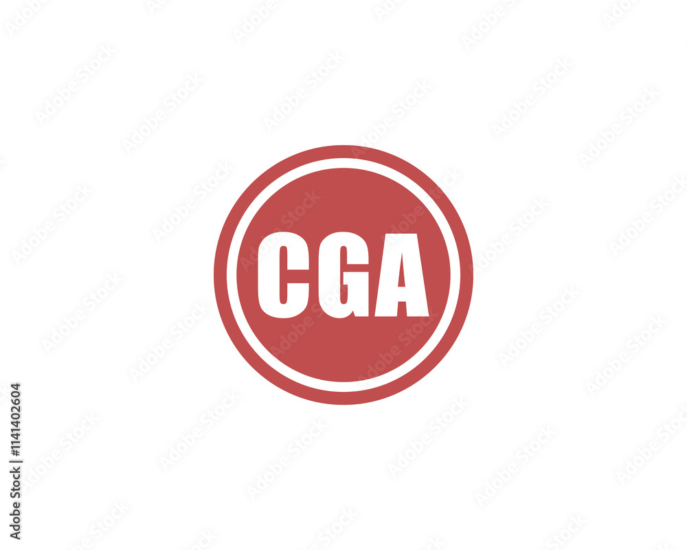 CGA logo design vector template. CGA CGA logo design vector template. CGA