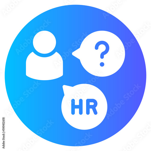 hr manager gradient icon