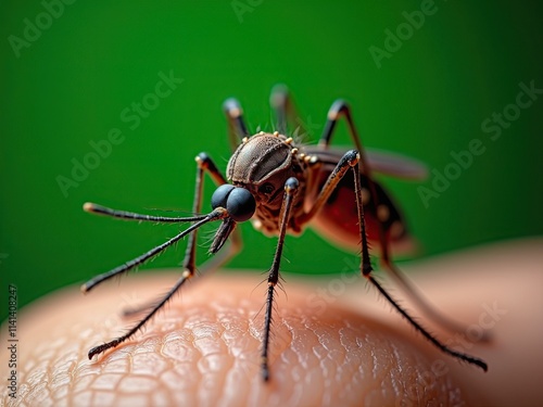 Wallpaper Mural ant on a leaf generative ai Torontodigital.ca