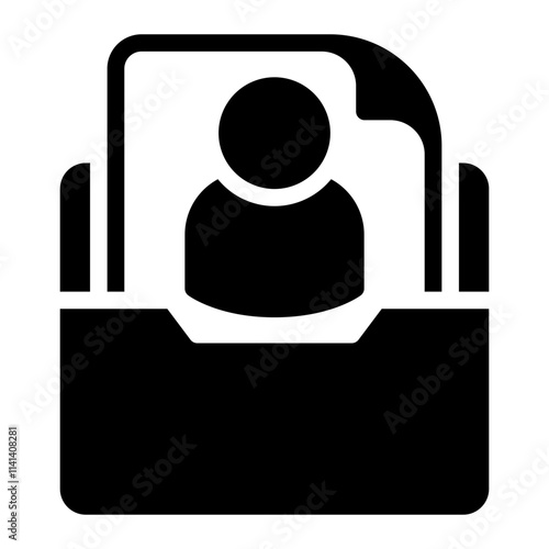 folder glyph icon