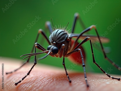 Wallpaper Mural ant on a leaf generative ai Torontodigital.ca