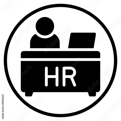 human resources glyph icon