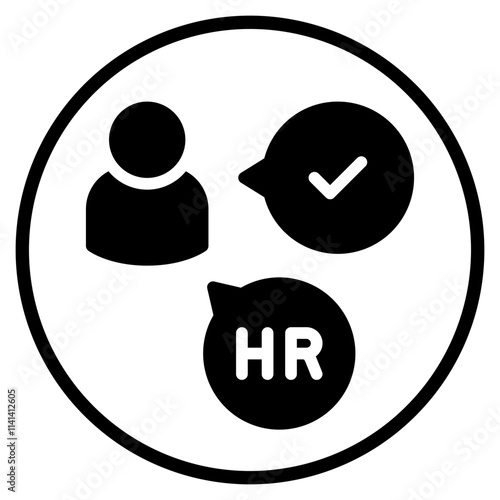 new hire glyph icon