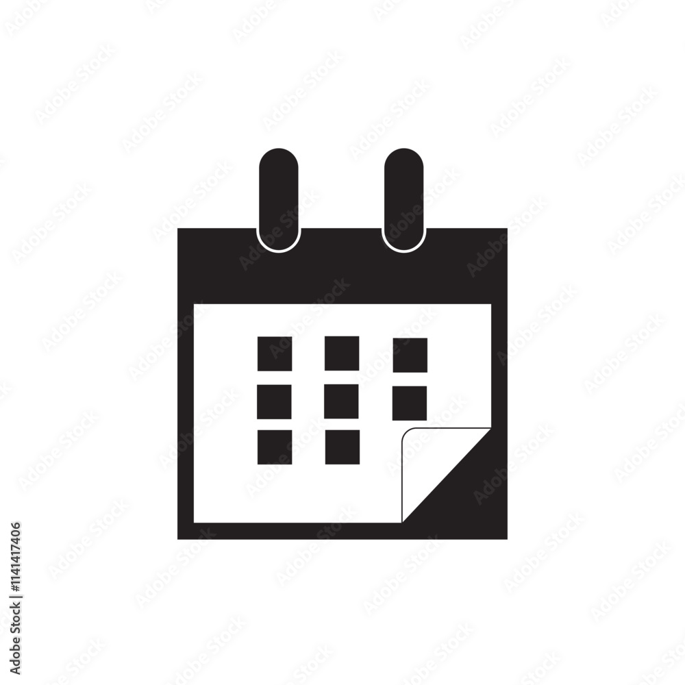 Calendar icon vector illustration. outline icon for web, ui, and mobile apps Calendar icon vector illustration. outline icon for web, ui, and mobile apps