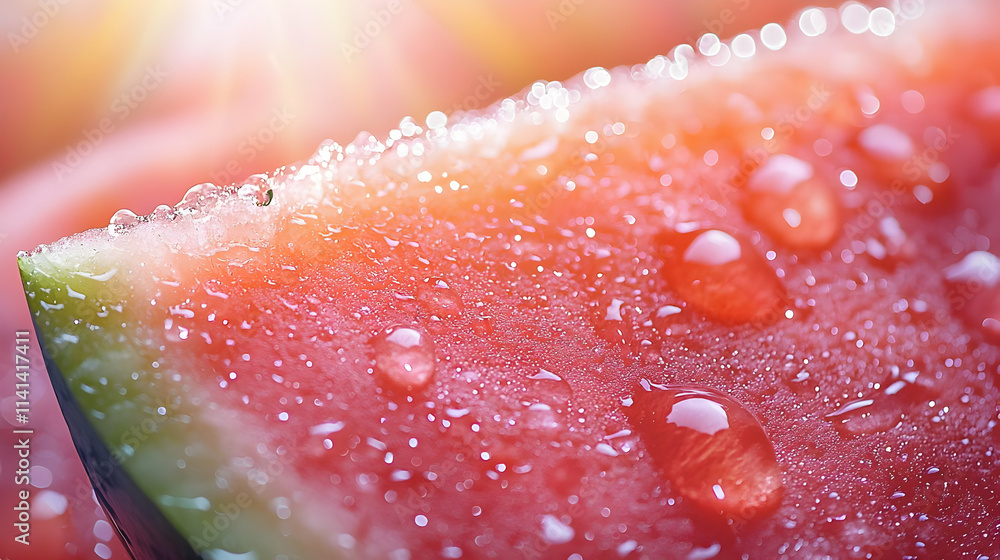 Juicy Watermelon Slice, Fresh & Sweet Juicy Watermelon Slice, Fresh & Sweet