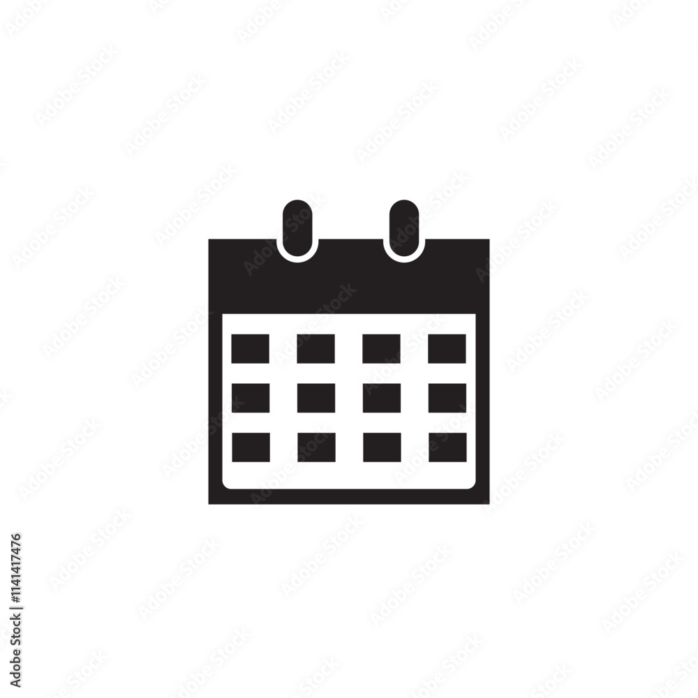 Calendar icon vector illustration. outline icon for web, ui, and mobile apps Calendar icon vector illustration. outline icon for web, ui, and mobile apps
