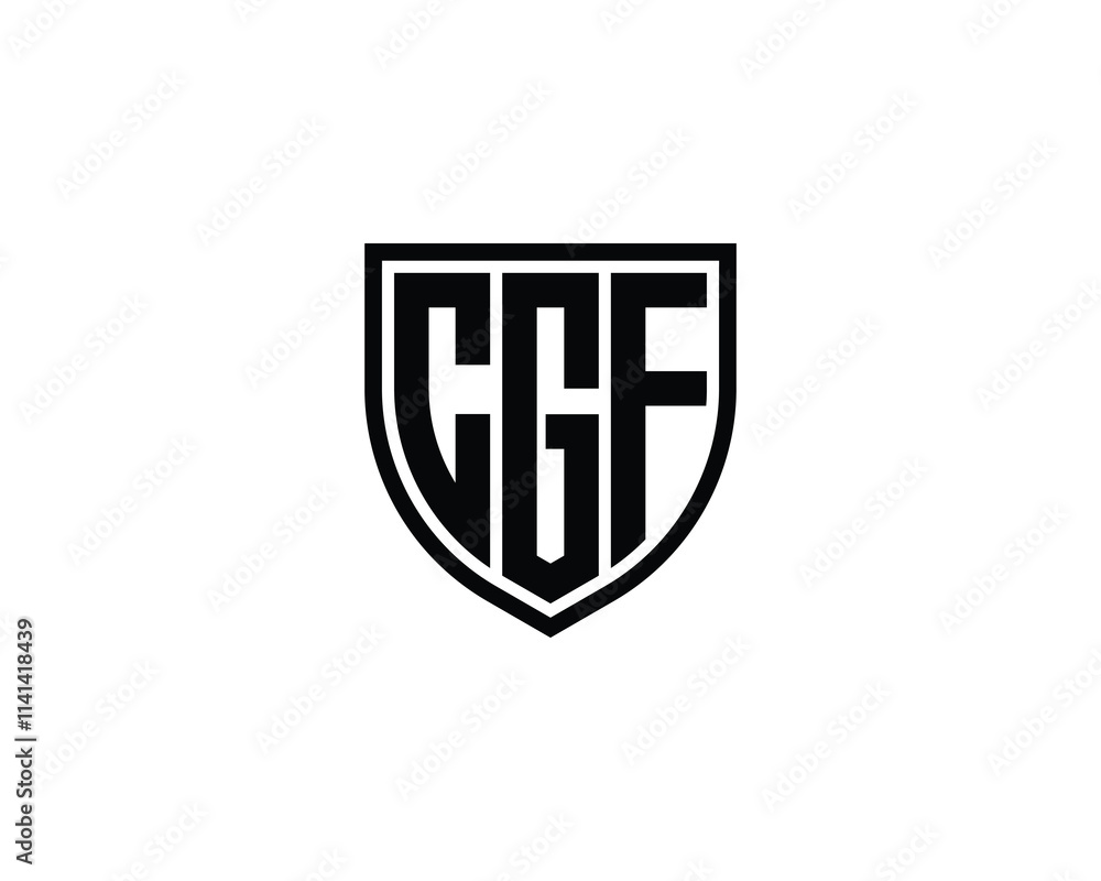 CGF Logo design vector template. CGF CGF Logo design vector template. CGF