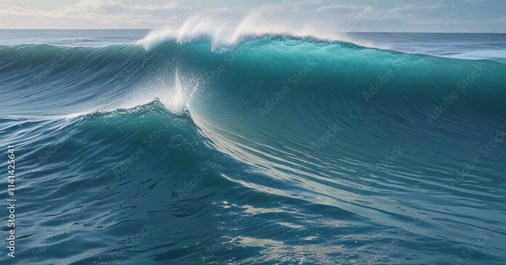 Soft focus blue ocean wave background with ripples , oceanic atmosphere, blue sea texture Soft focus blue ocean wave background with ripples , oceanic atmosphere, blue sea texture
