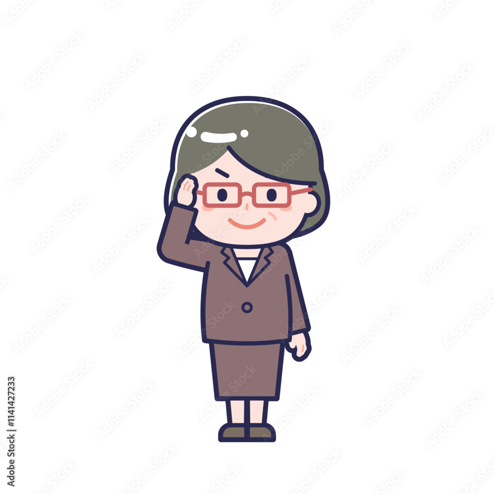 スーツ中年/女性 02 スーツ中年/女性 02