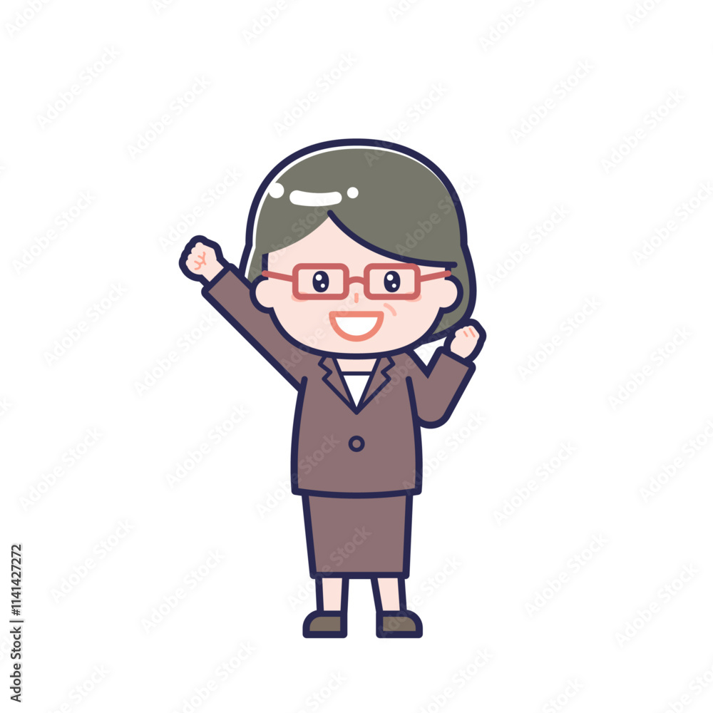 スーツ中年/女性 06 スーツ中年/女性 06
