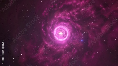 Theme stars nebula sky purple galactic background