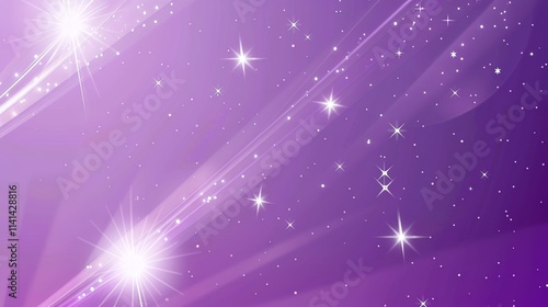 Theme stars nebula sky purple galactic background