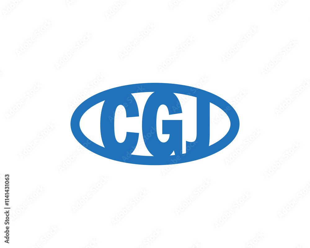 CGJ logo design vector template. CGJ CGJ logo design vector template. CGJ