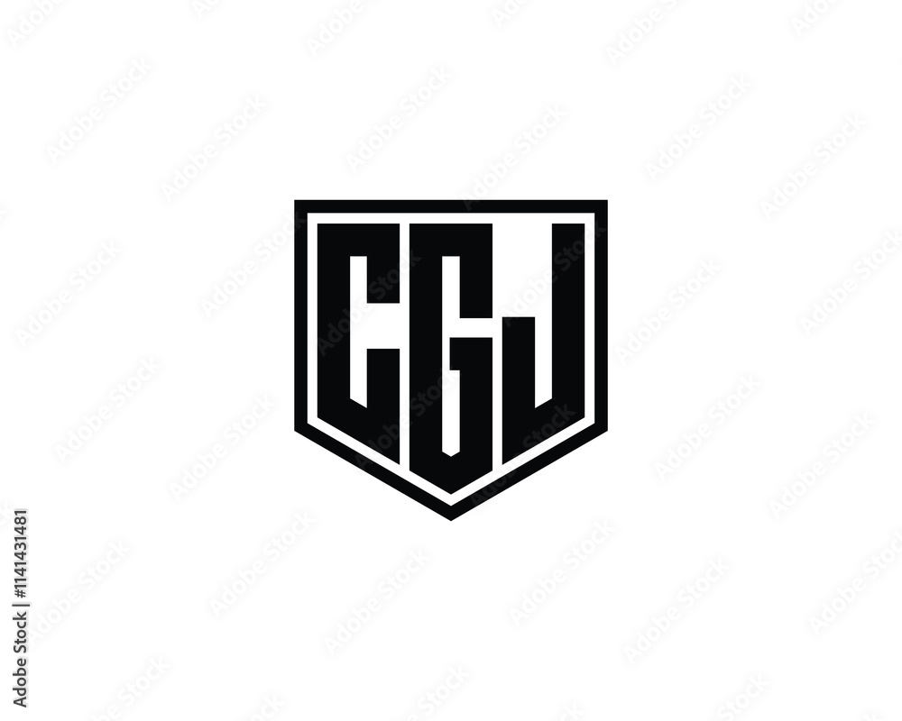 CGJ logo design vector template. CGJ CGJ logo design vector template. CGJ