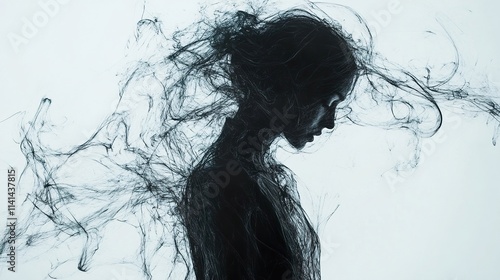 Enigmatic Melancholy: A Study in Shades of Gray