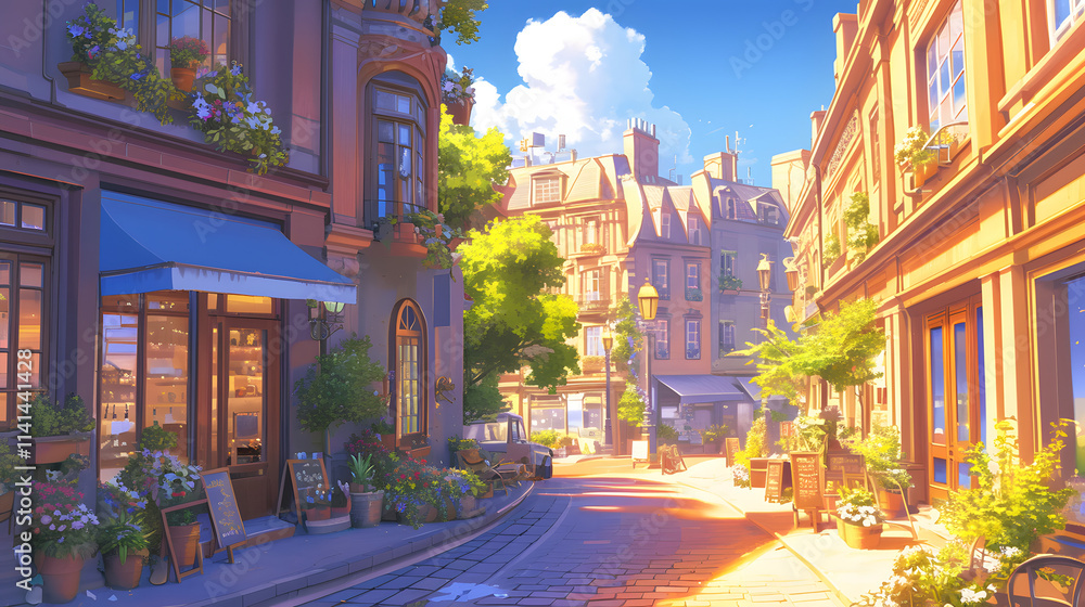 Obraz premium Shopping Streets landscape