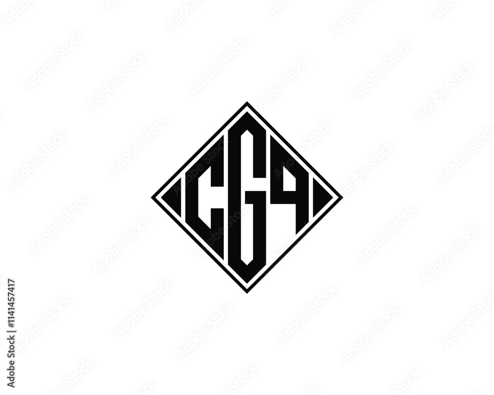 CGQ logo design vector template. CGQ CGQ logo design vector template. CGQ