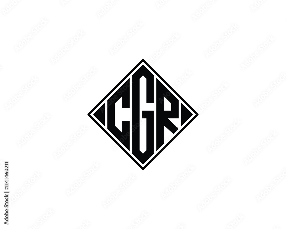 CGR Logo design vector template. CGR CGR Logo design vector template. CGR