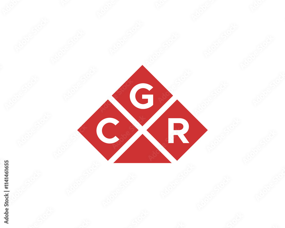 CGR Logo design vector template. CGR