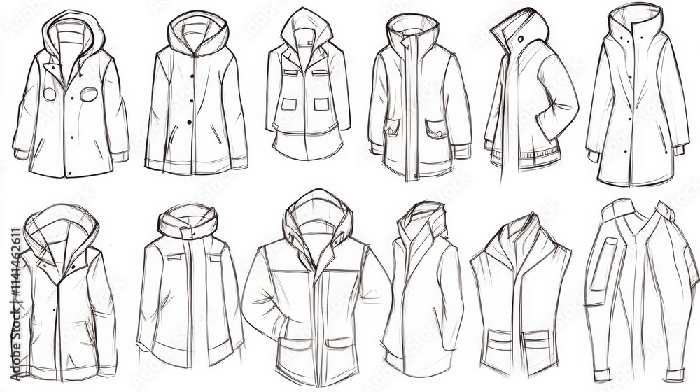 Editable strokes enhance the versatility of the doodle illustration. Editable strokes enhance the versatility of the doodle illustration.