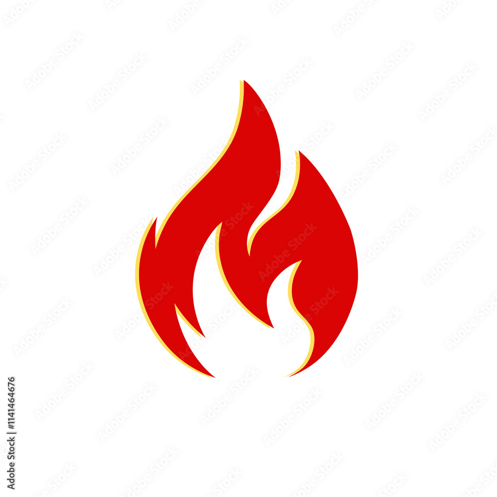 Fire icon illustration Fire icon illustration