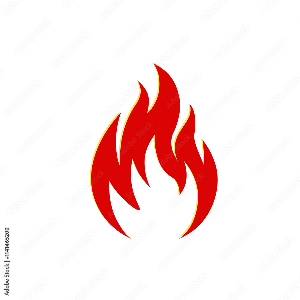 Fire icon illustration Fire icon illustration
