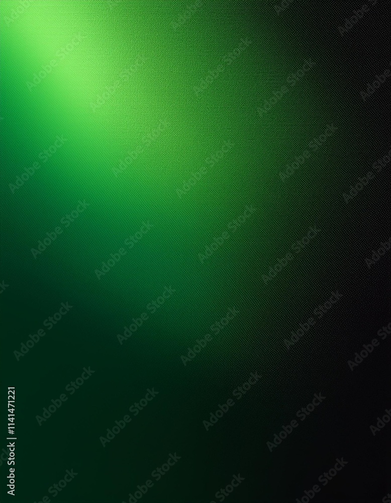 Fototapeta premium The contrasting green light creates a dramatic effect on the textured background, perfect for a moody or atmospheric design