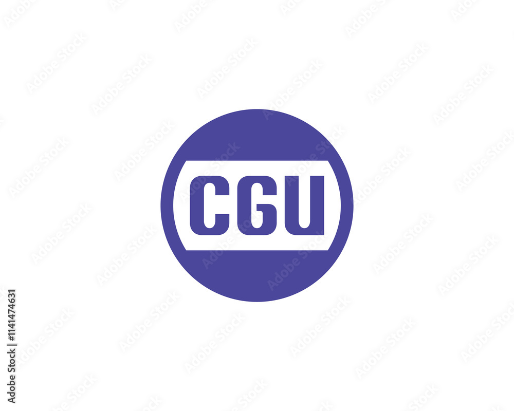 CGU logo design vector template. CGU CGU logo design vector template. CGU