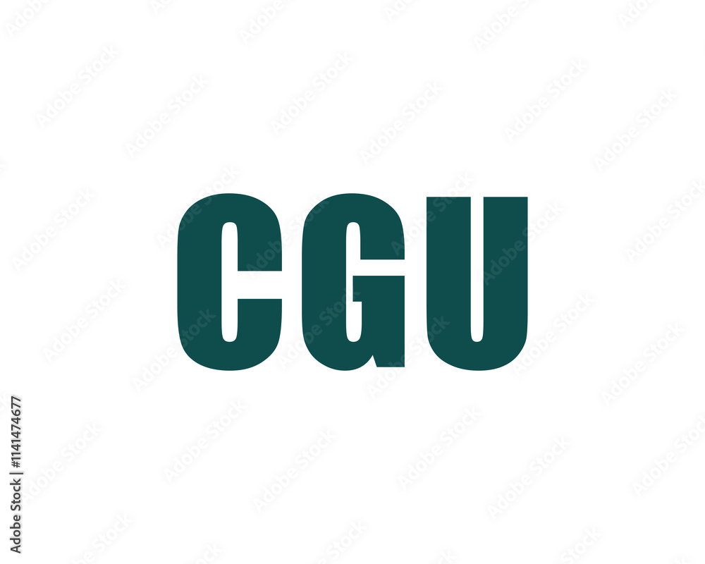 CGU logo design vector template. CGU CGU logo design vector template. CGU