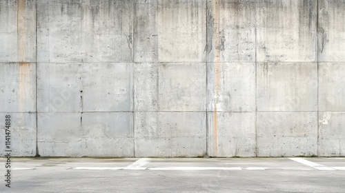Obraz na płótnie Textured grey urban grunge background featuring a concrete wall with weathered surface, rough patterns, and industrial aesthetic for design and photography projects w salonie
