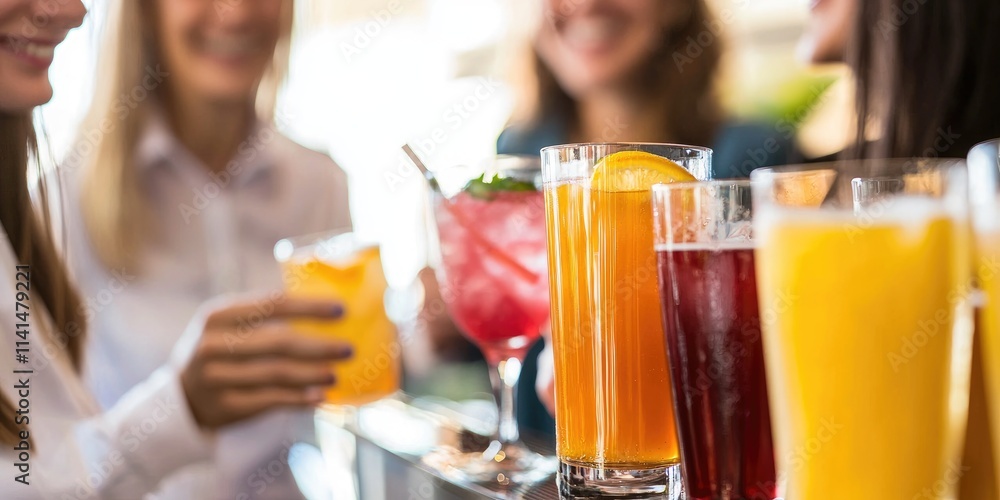 A nutritionist explaining the standard drink guidelines to a group in a health seminar. A nutritionist explaining the standard drink guidelines to a group in a health seminar.