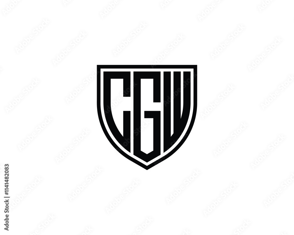 CGW logo design vector template. CGW CGW logo design vector template. CGW