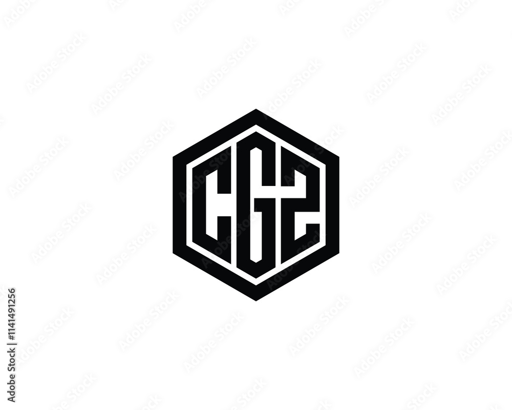 CGZ Logo design vector template. CGZ CGZ Logo design vector template. CGZ